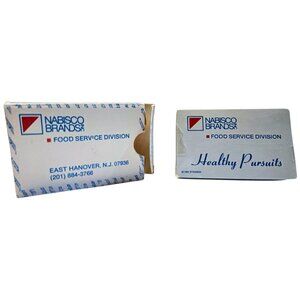 Rare Nabisco Brands Food Service Division Healthy Pursuits Cards Sealed